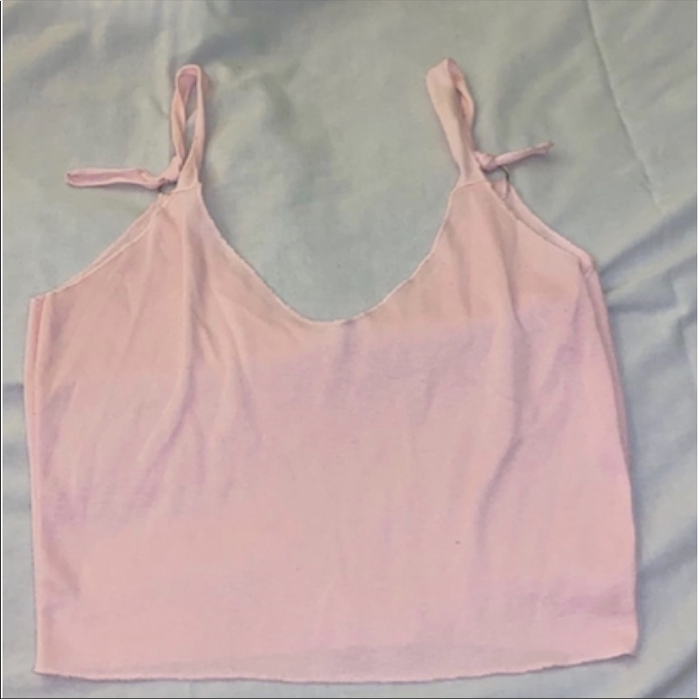Pink Crop Top